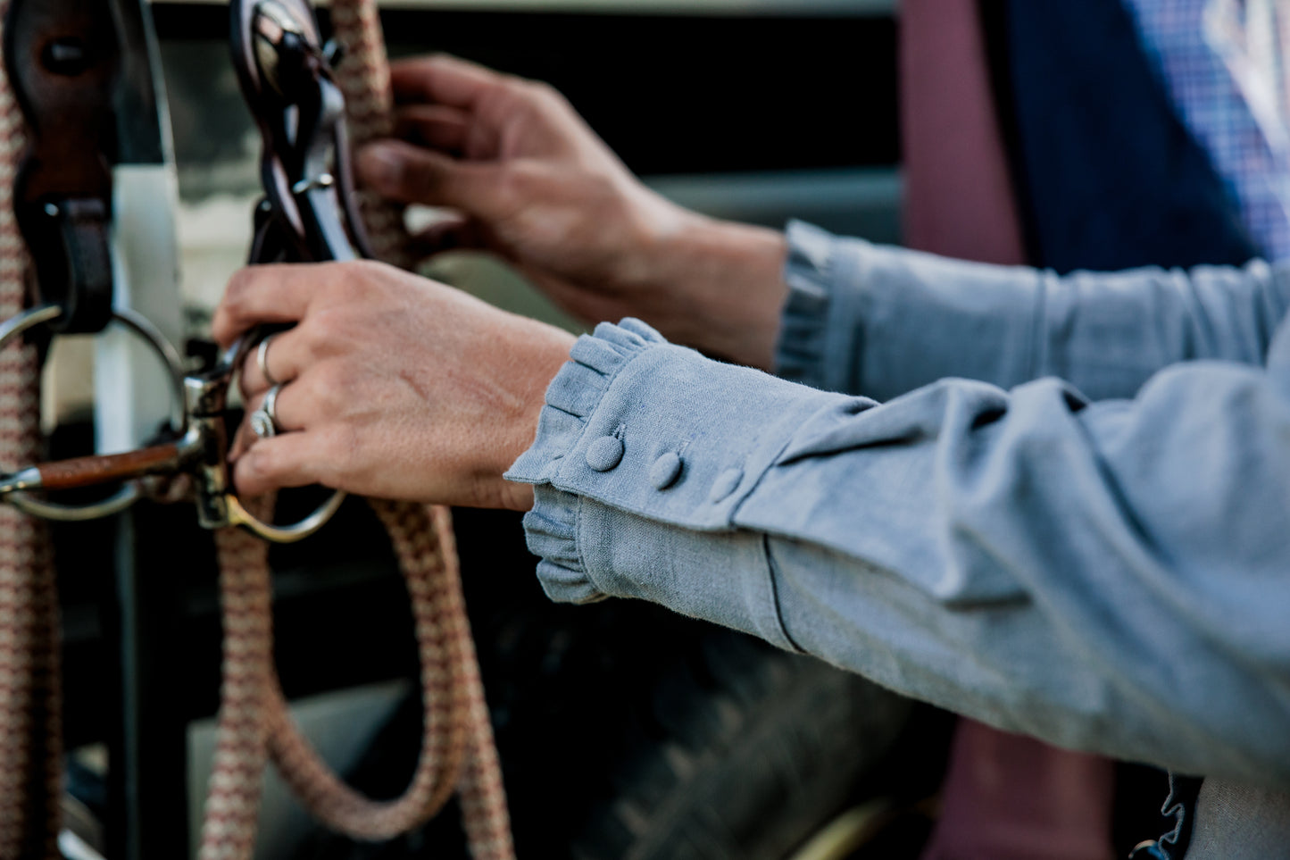 Grey Linen Arena Shirt