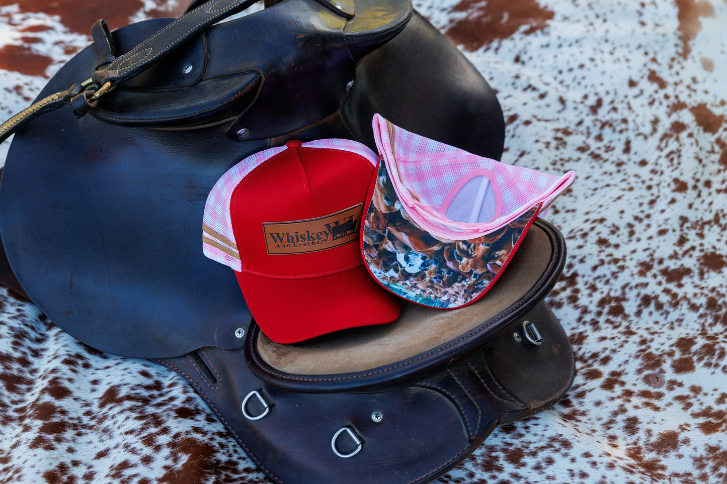 Red/Pink Truckers Cap