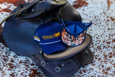 Navy and White Truckers Cap