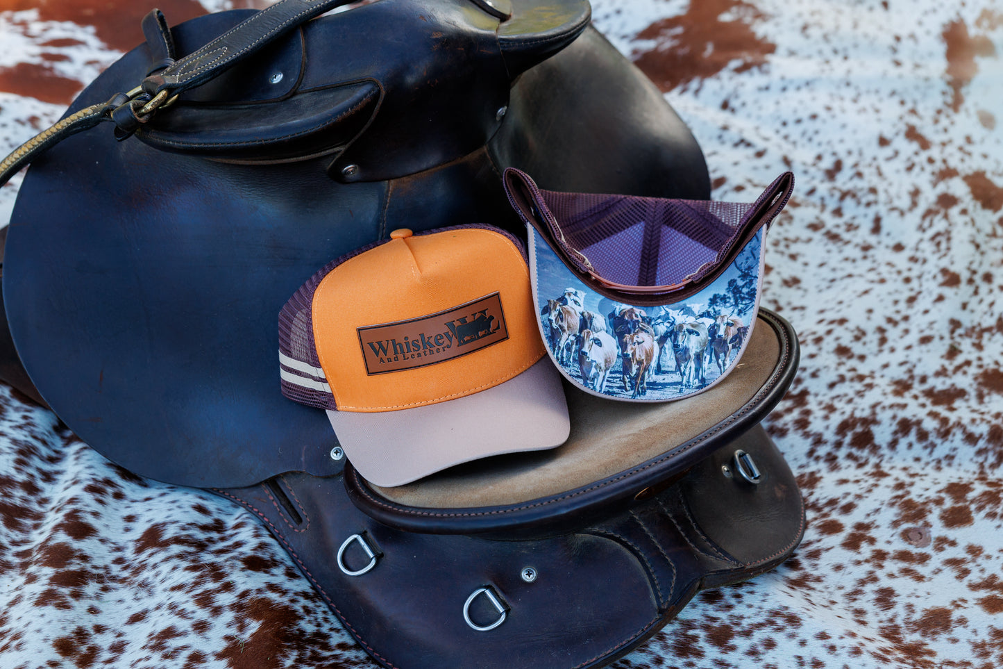 Orange Truckers Cap SALE