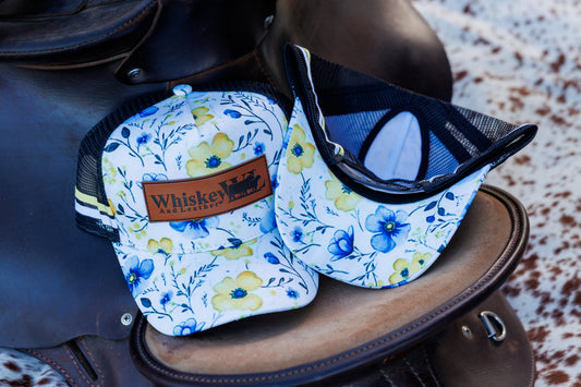 Floral Ladies Truckers Cap