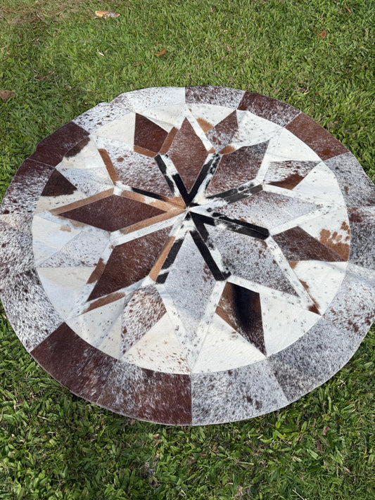 1.6m Round Patchwork Rug