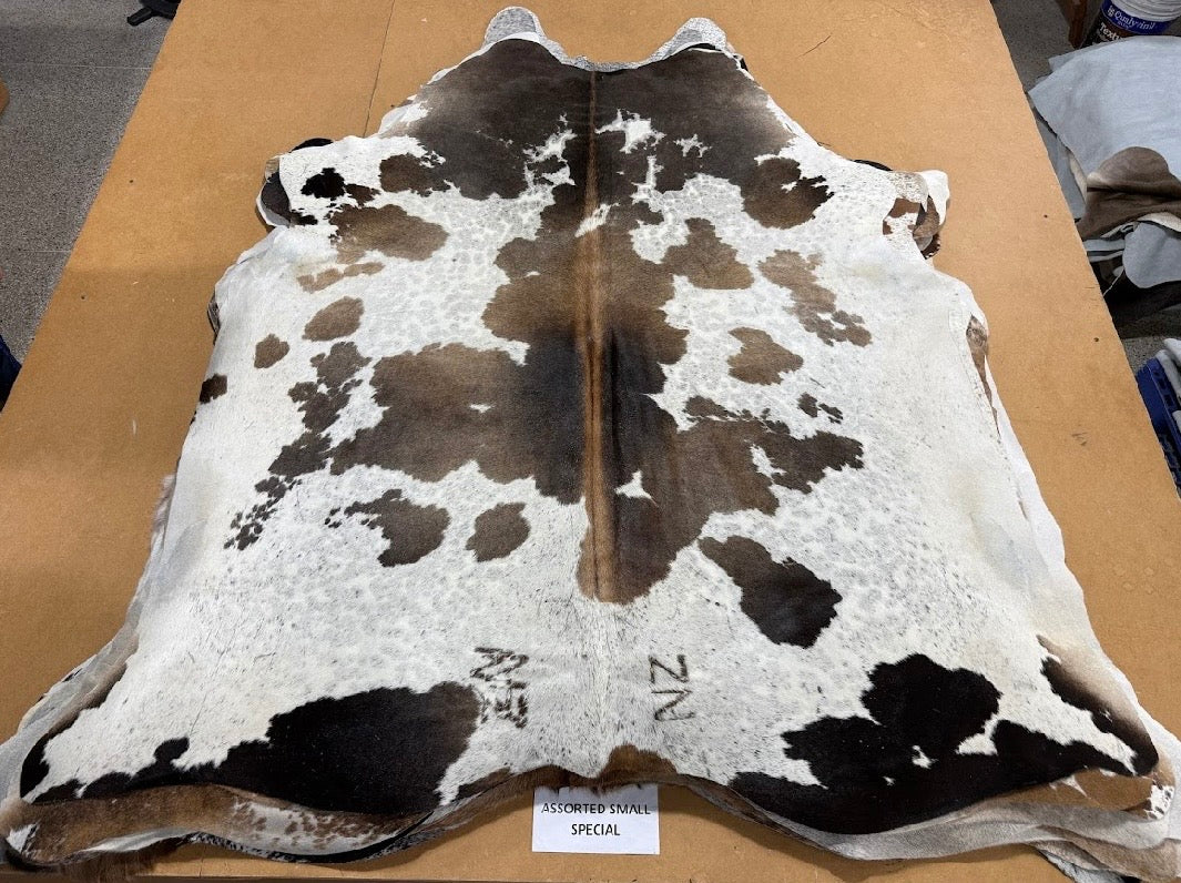 Small Red/White Cowhide Rug (PRE ORDER)