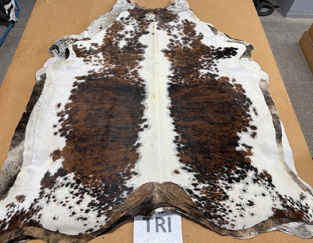 Large Tri Colour Cowhide Rug (PRE ORDER)