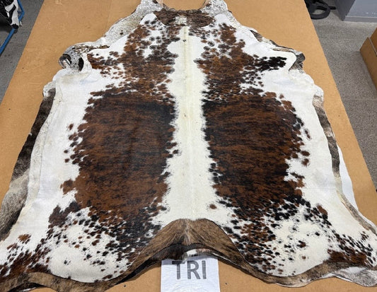 Large Tri Colour Cowhide Rug (PRE ORDER)