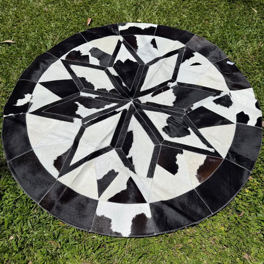 1.6m Round Patchwork Rug
