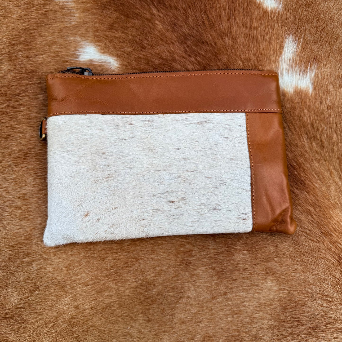Cowhide Wristlet
