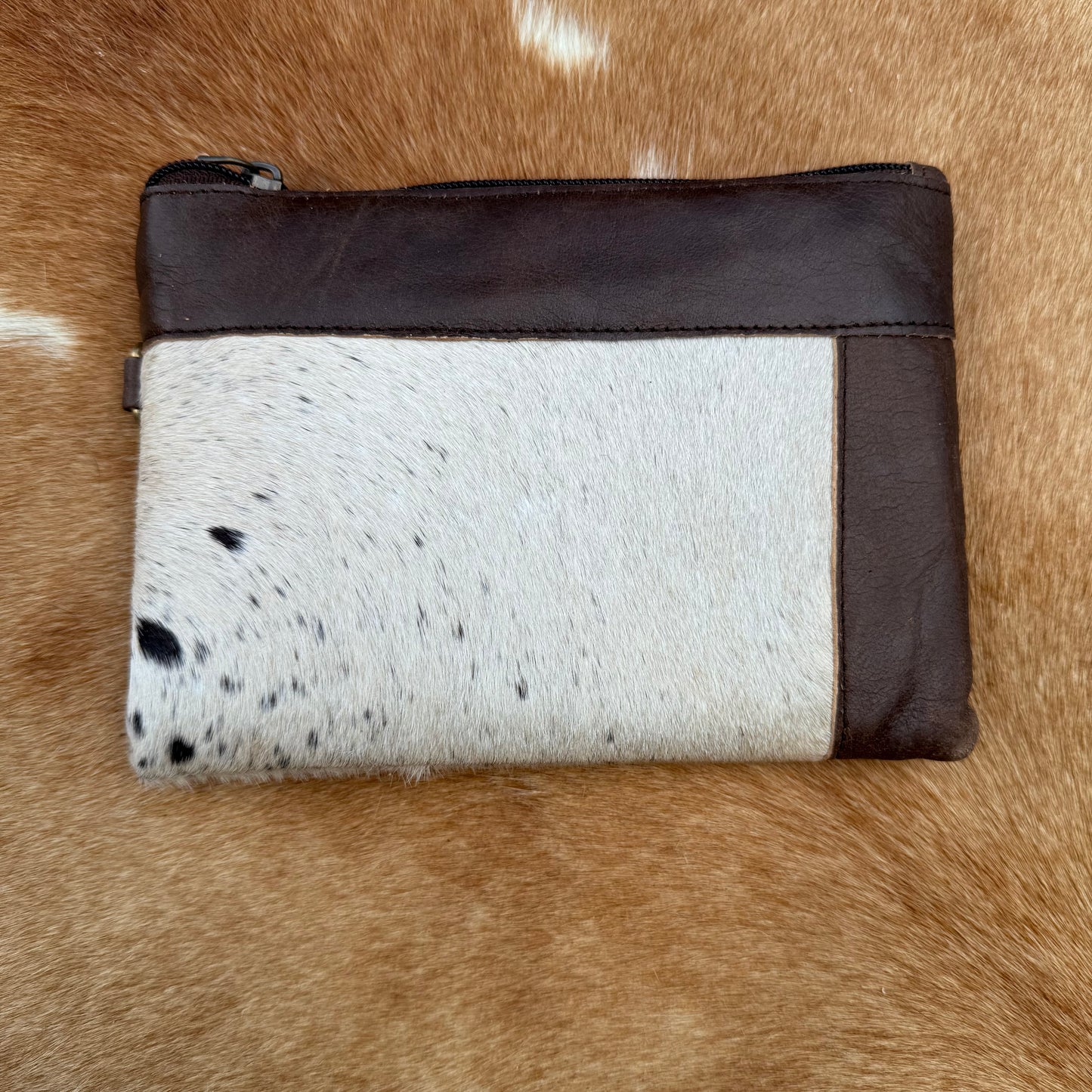 Cowhide Wristlet