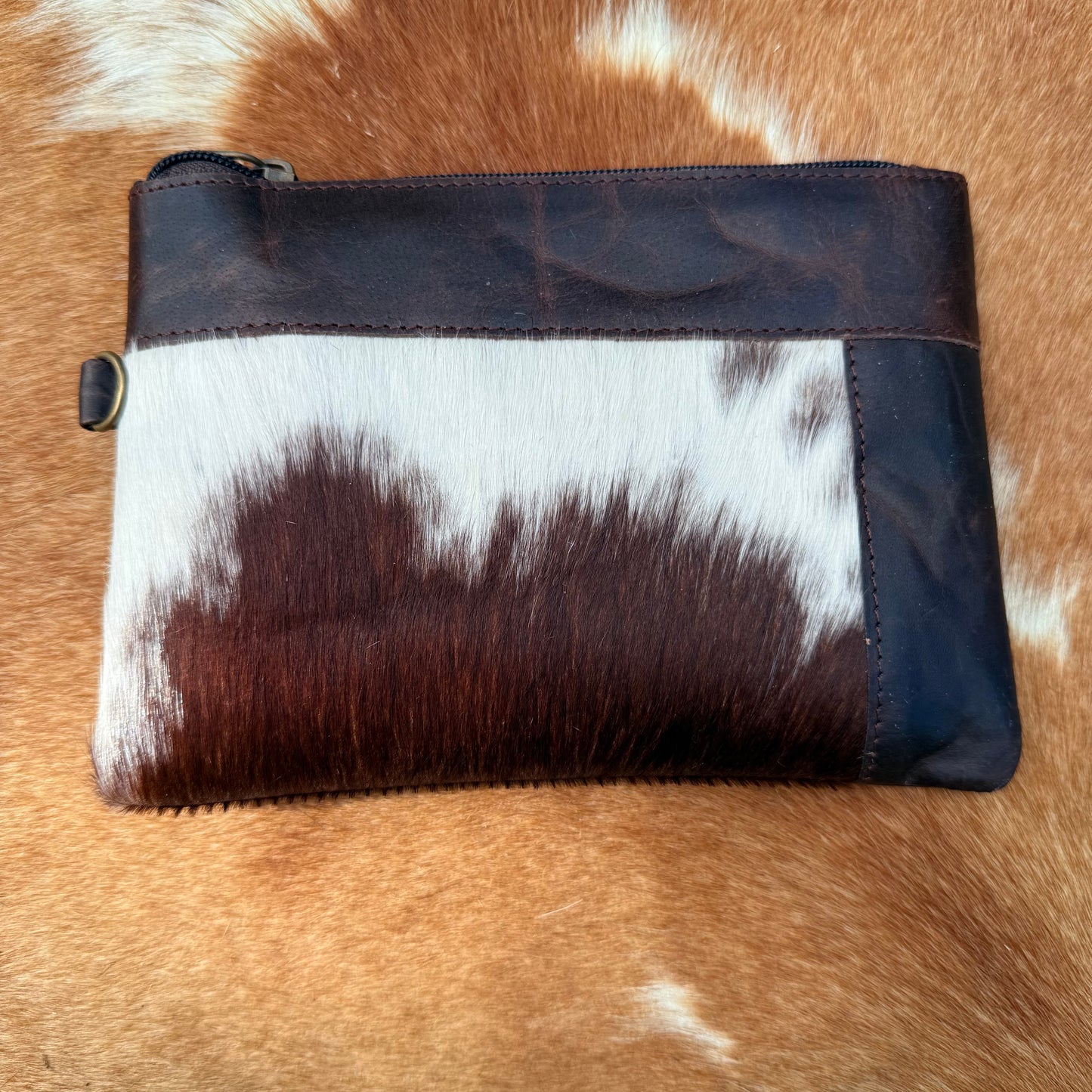 Cowhide Wristlet