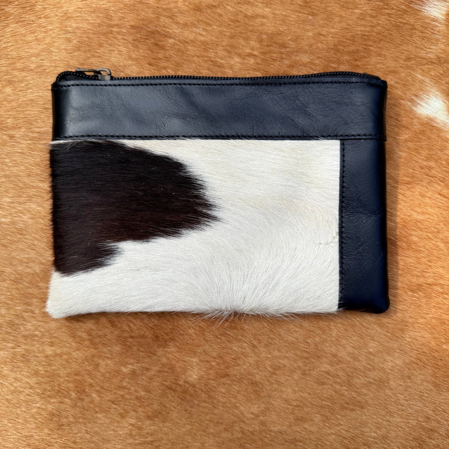 Cowhide Wristlet