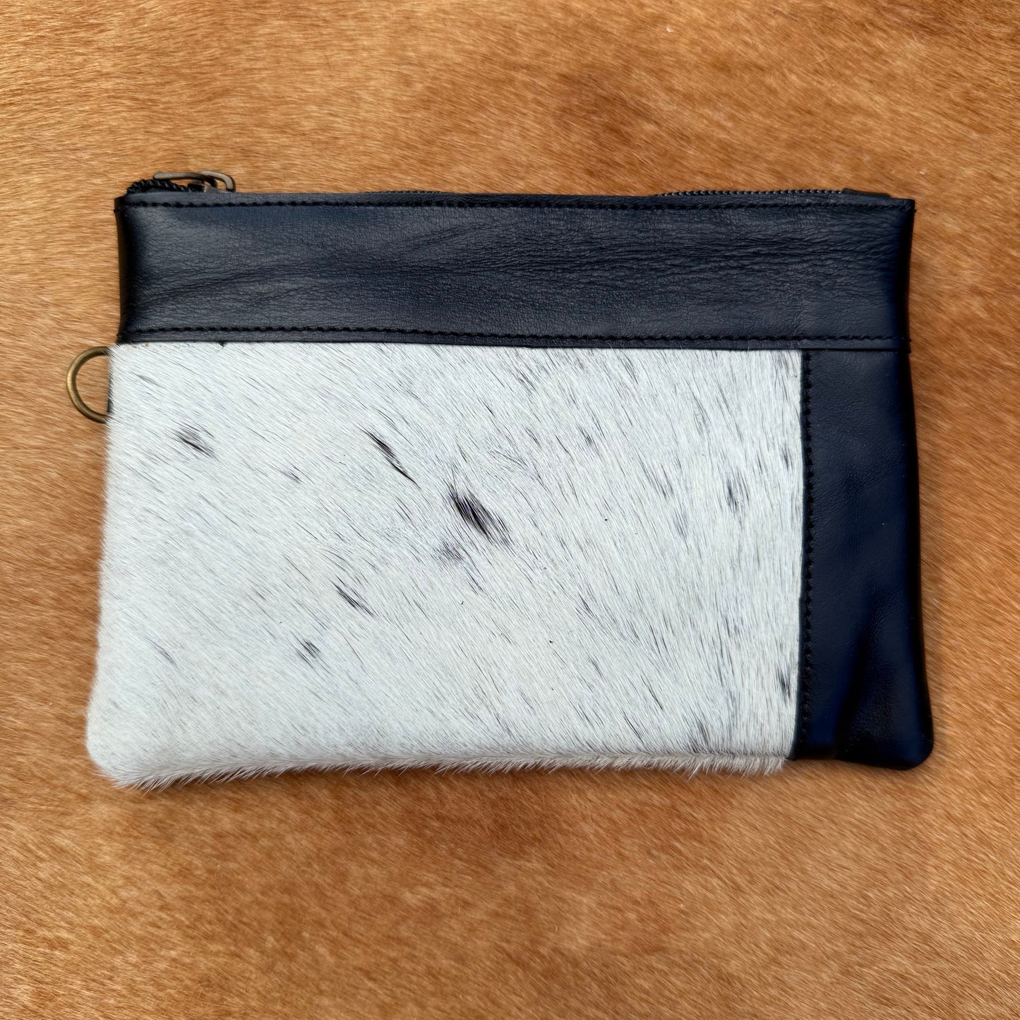 Cowhide Wristlet