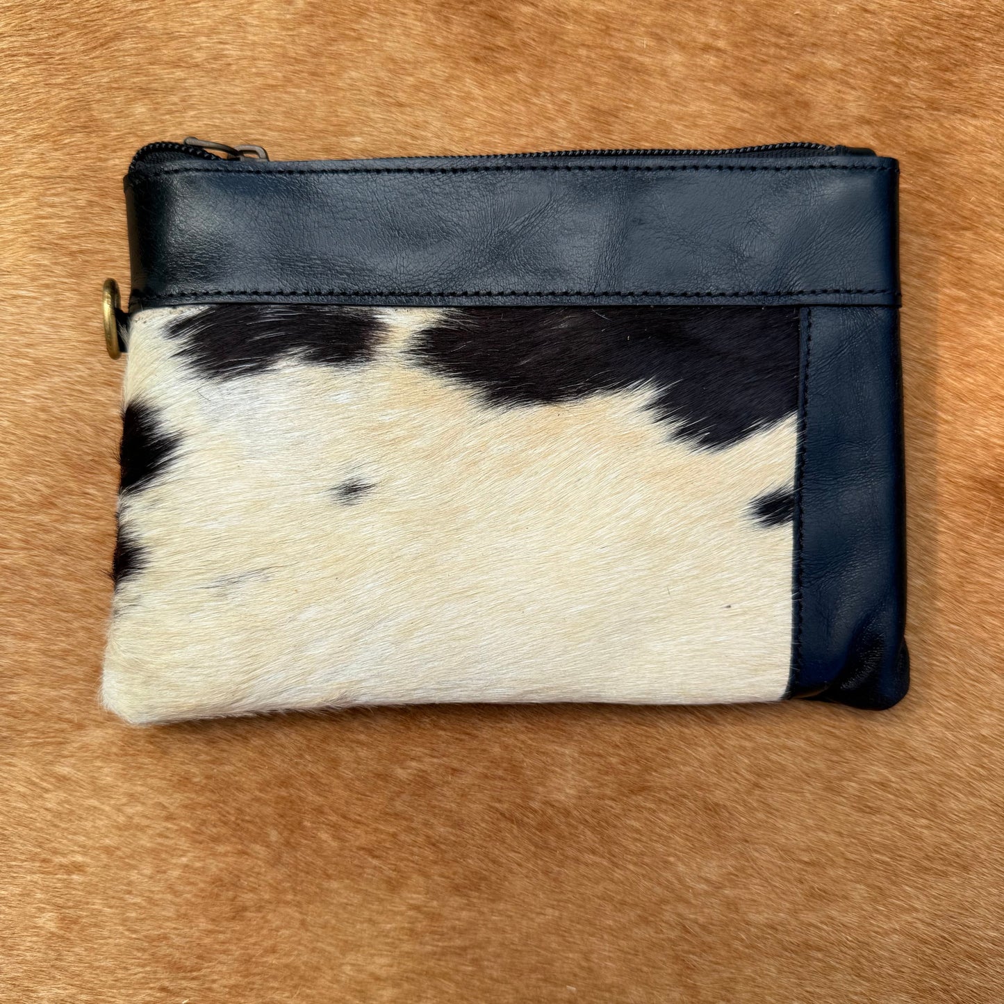 Cowhide Wristlet