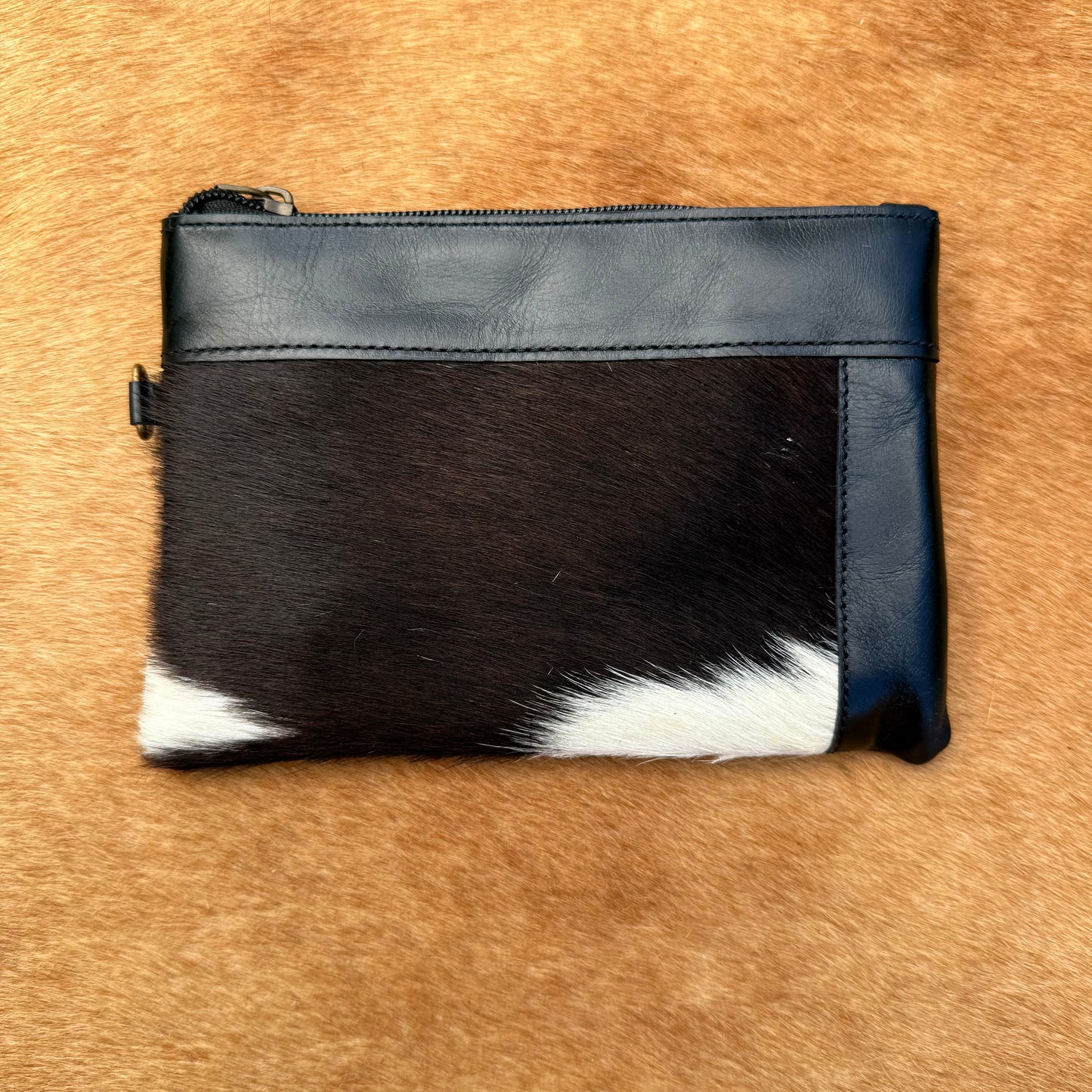 Cowhide Wristlet