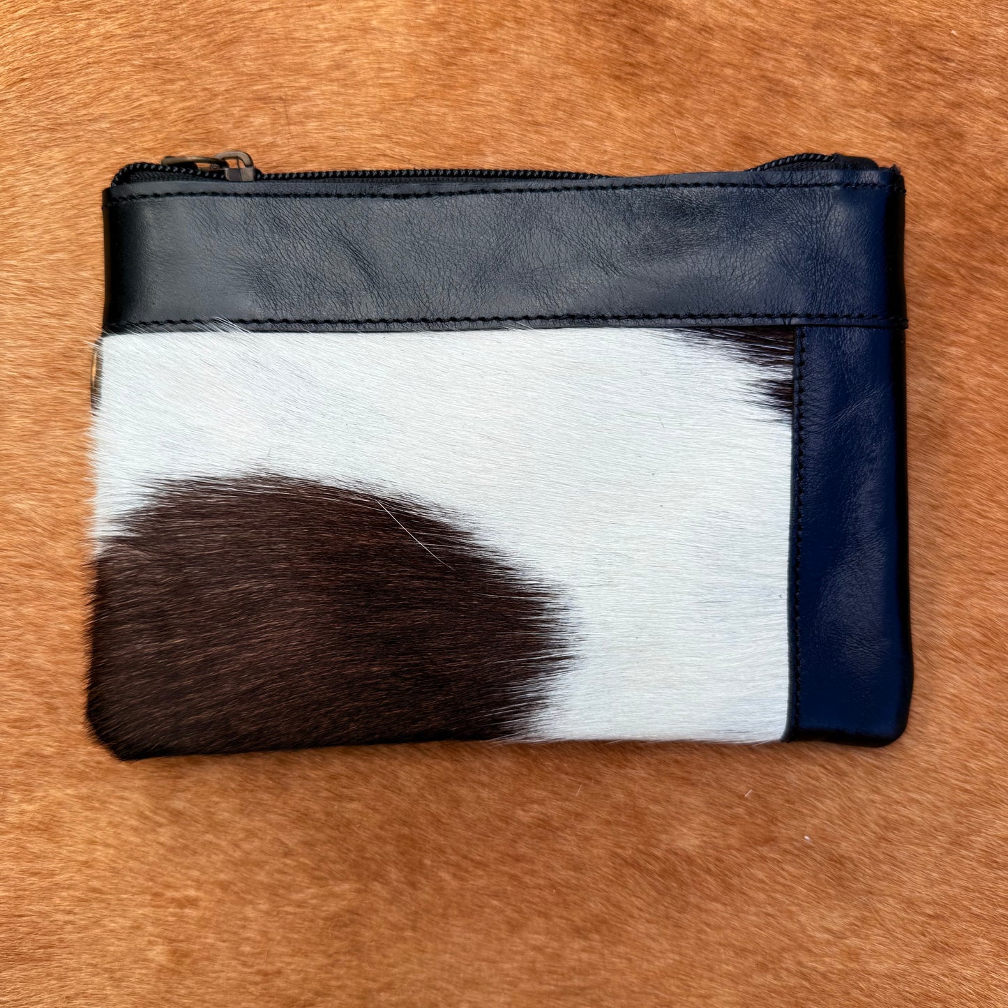 Cowhide Wristlet