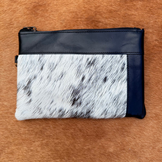 Cowhide Wristlet