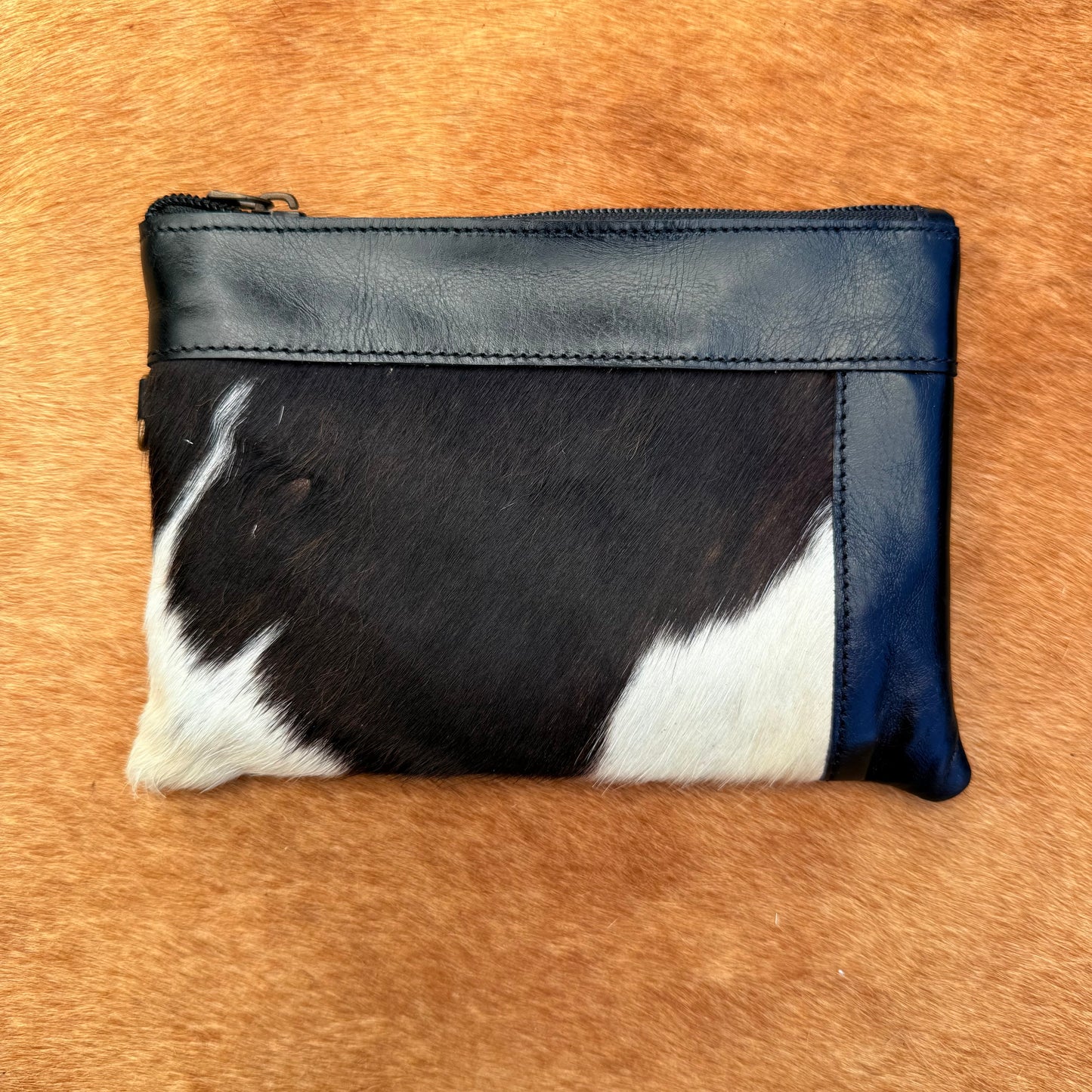 Cowhide Wristlet