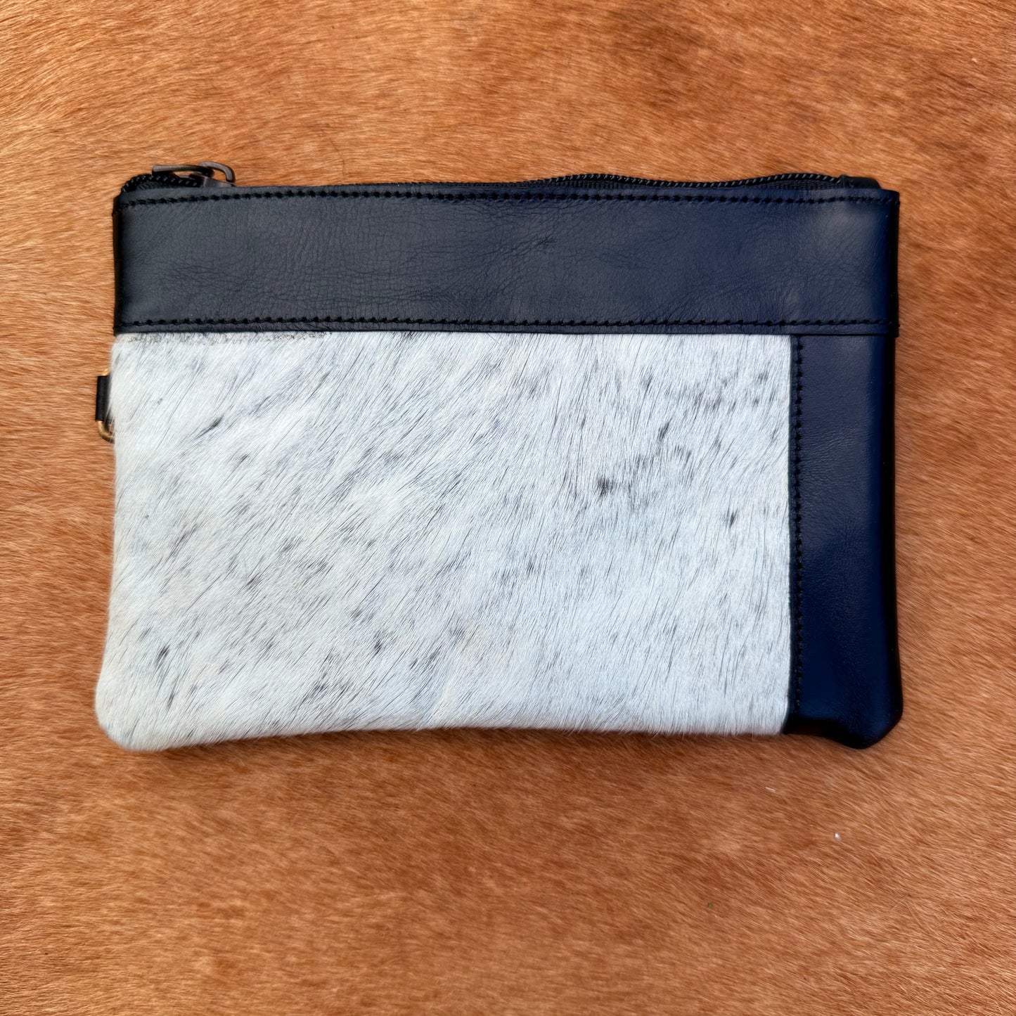 Cowhide Wristlet