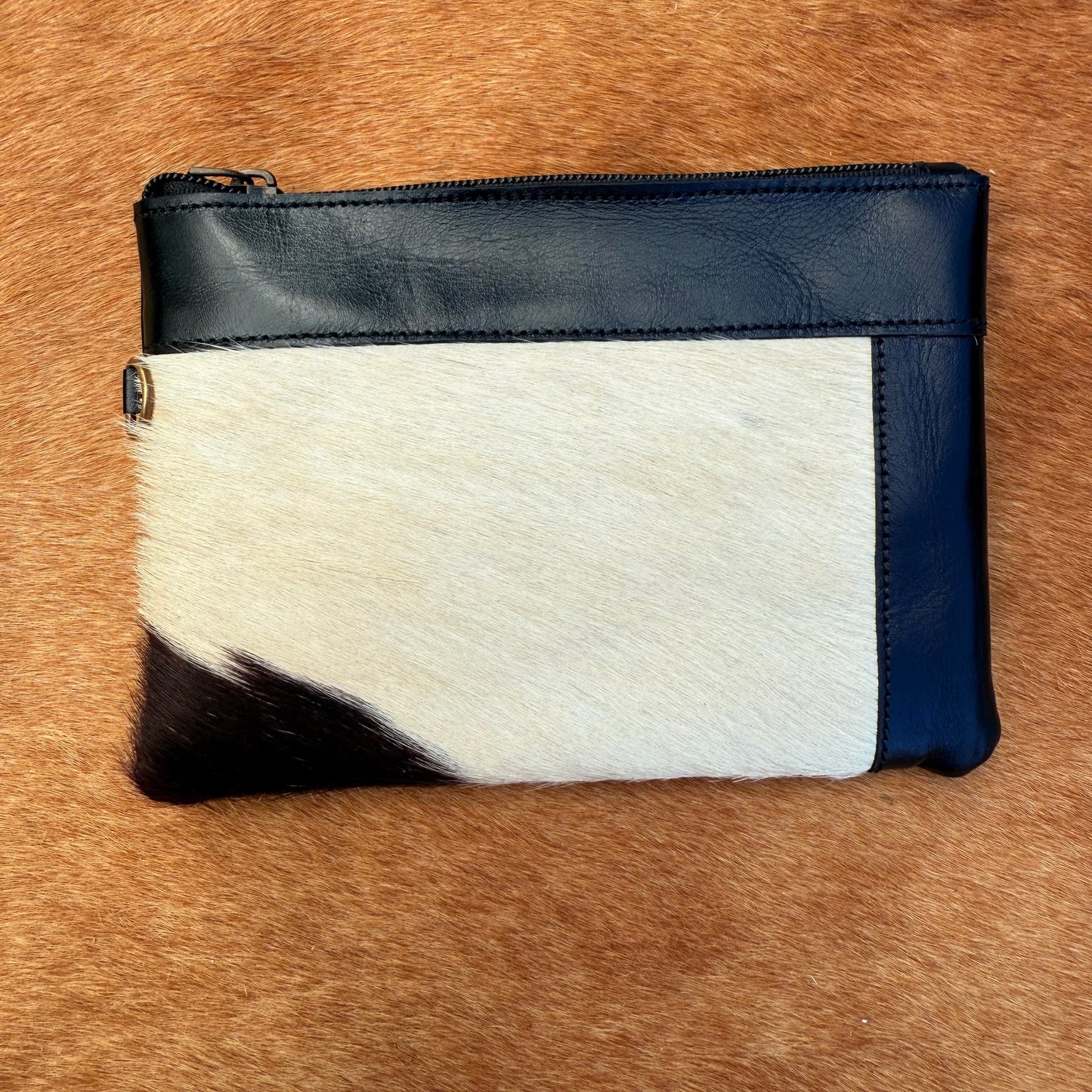 Cowhide Wristlet