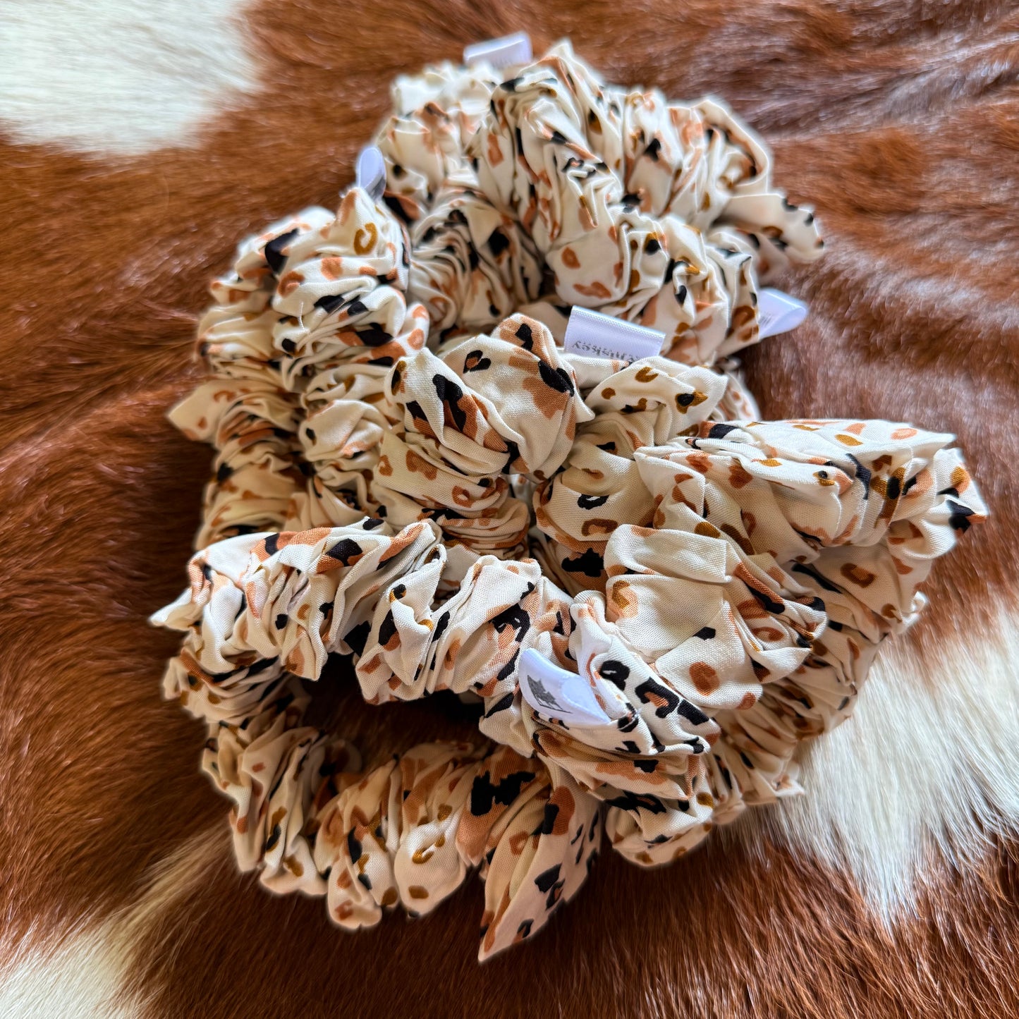 Leo cotton Scrunchie