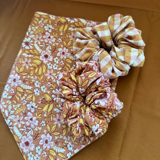 Scrunchie/ Neck Scarf Set