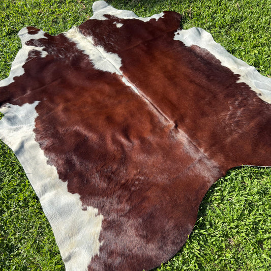 HEREFORD XL Cowhide Rug 12