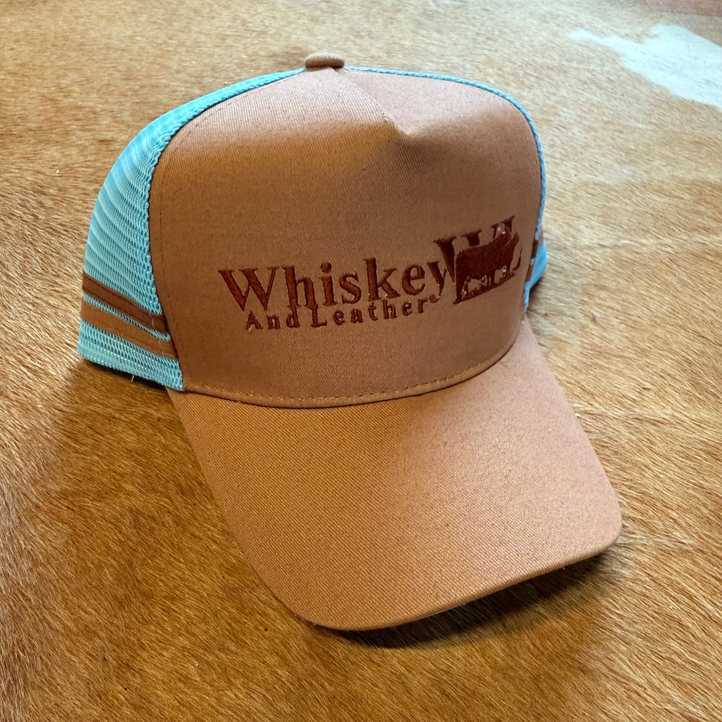 Cow Print Truckers Cap