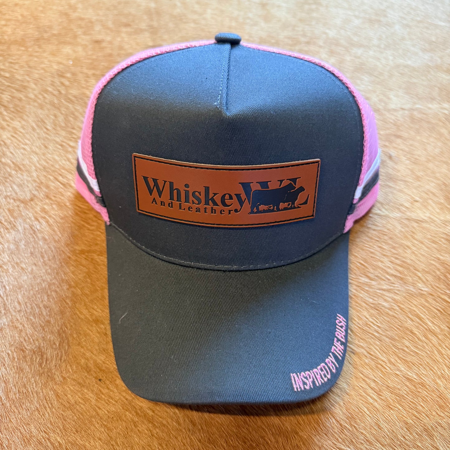 Grey Print Truckers Cap