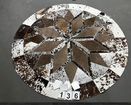 1.6m Round Patchwork Rug