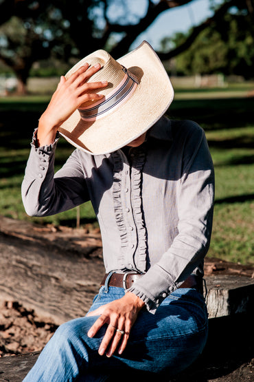 Grey Linen Arena Shirt