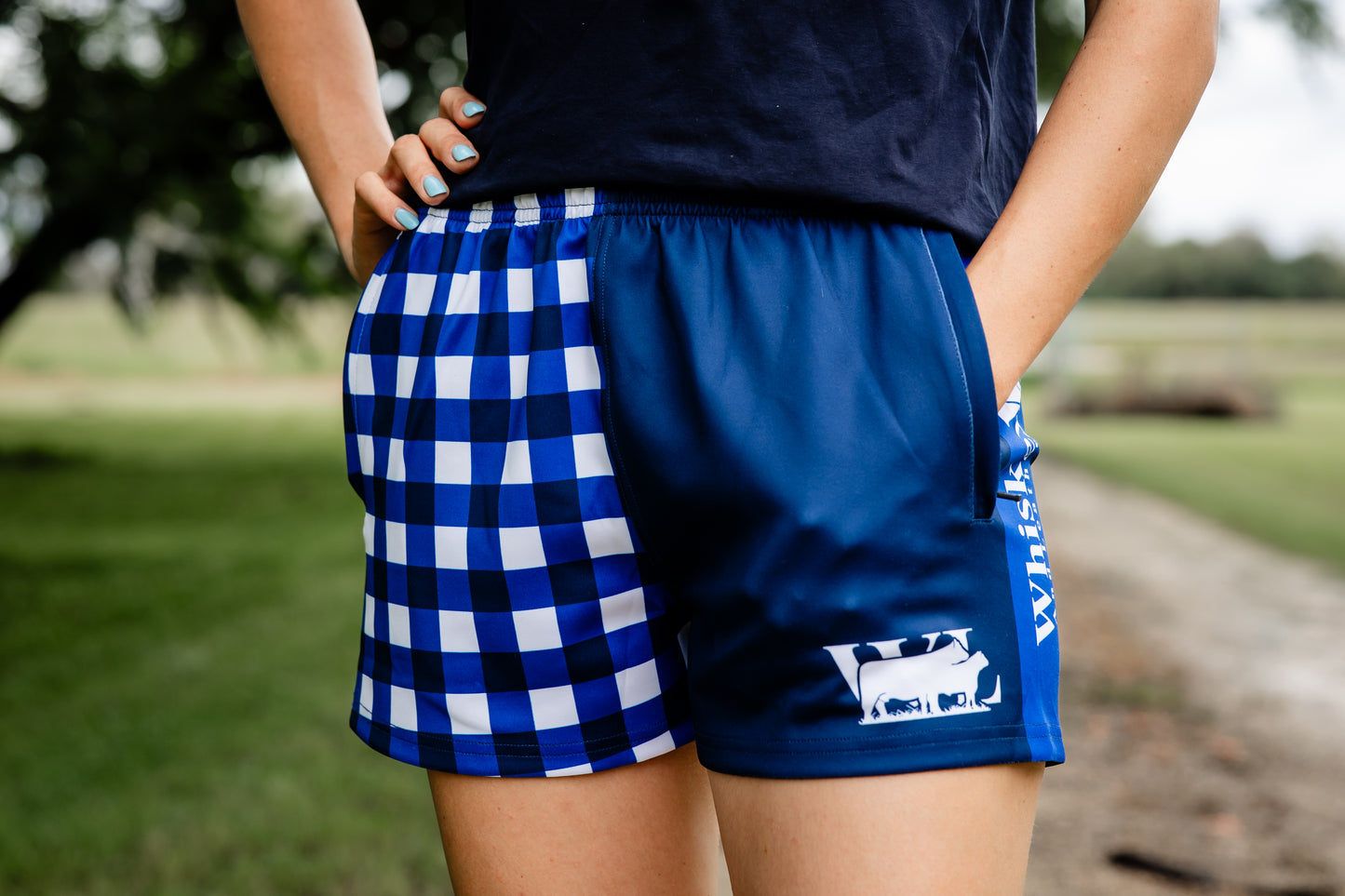 Navy Footy Short