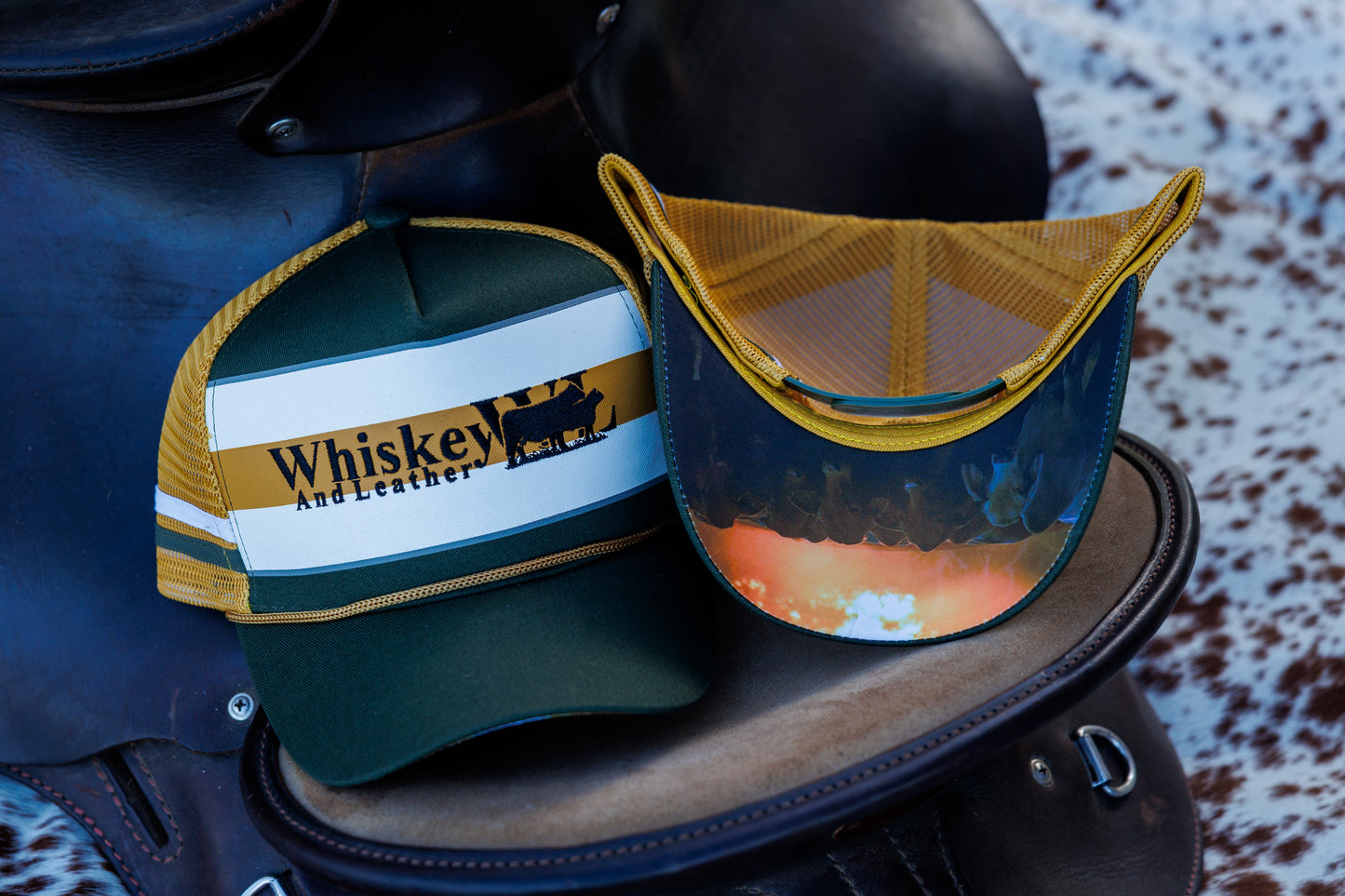 Gold Truckers Cap