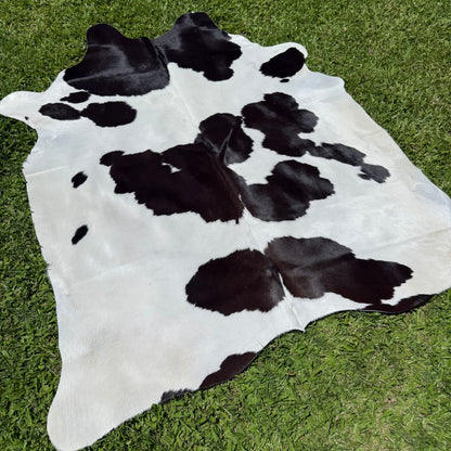 Small Black/White Cowhide Rug