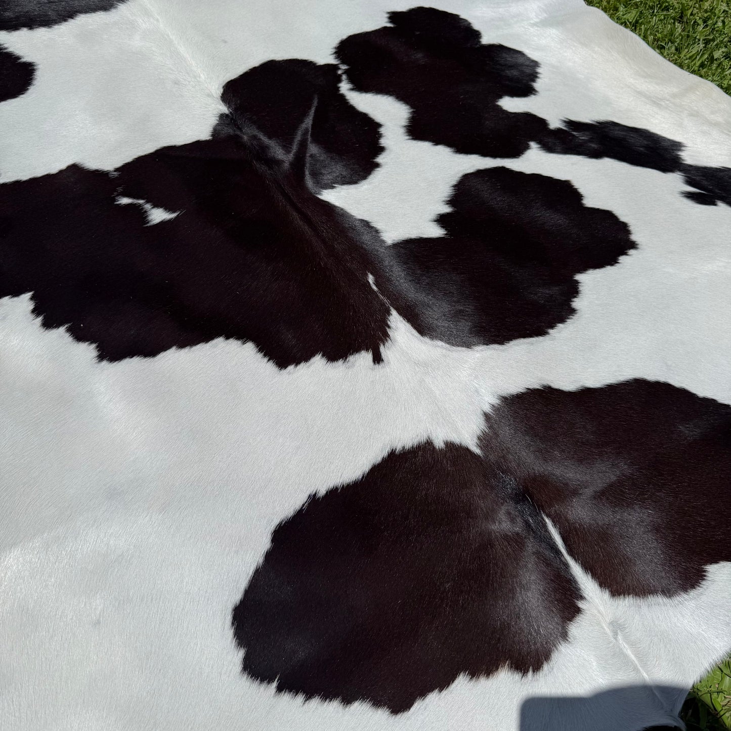 Small Black/White Cowhide Rug