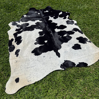 Small Black/White Cowhide Rug