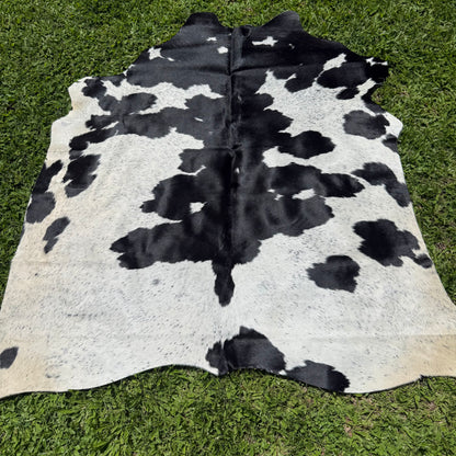 Small Black/White Cowhide Rug