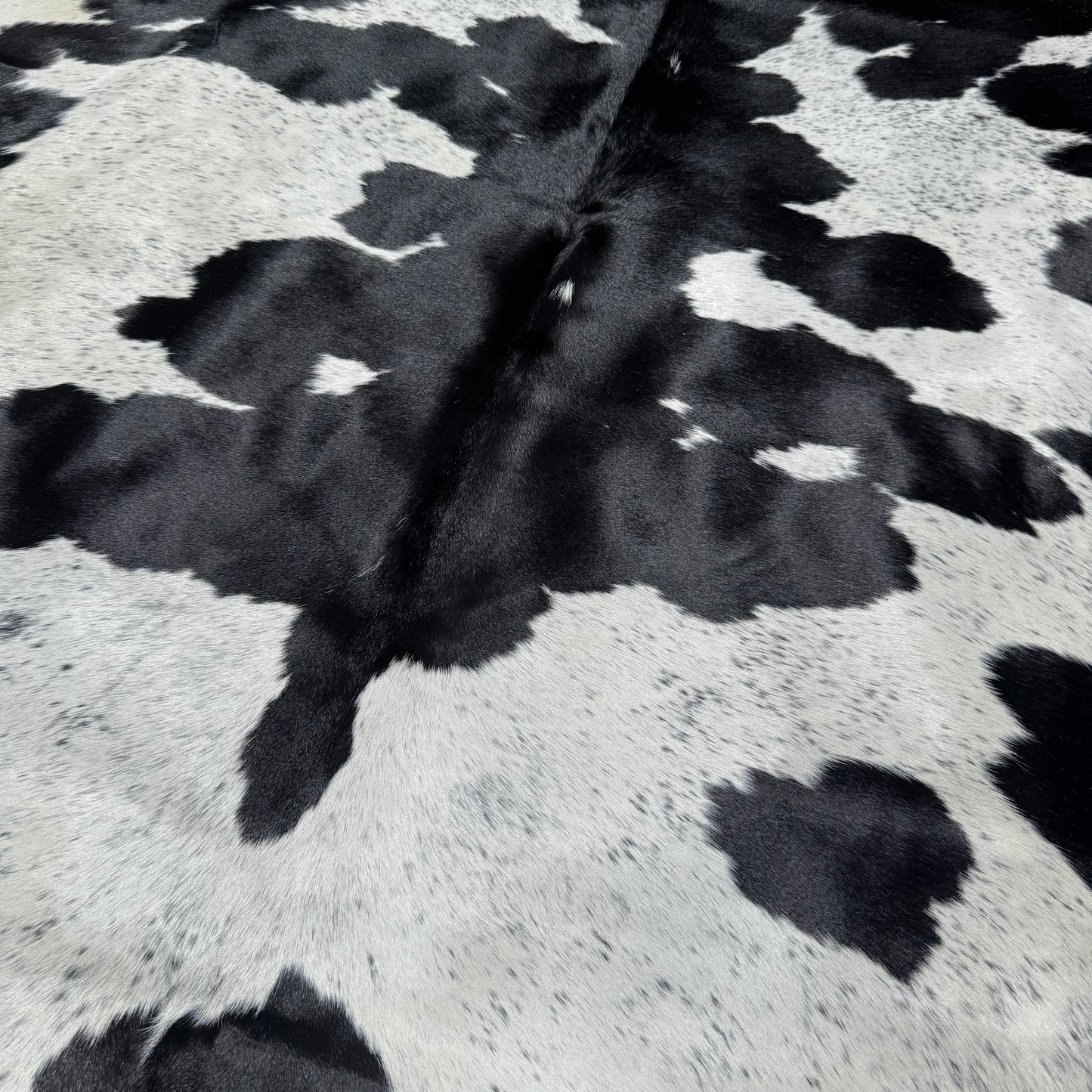 Small Black/White Cowhide Rug