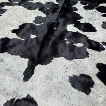 Small Black/White Cowhide Rug