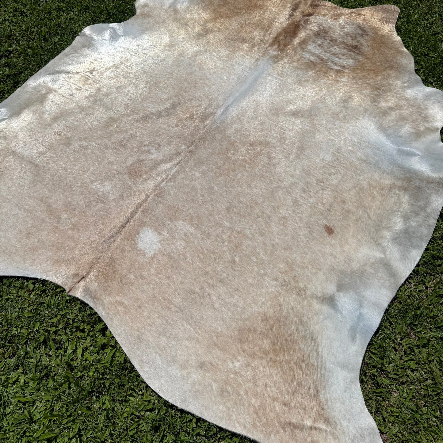 X-Large Grey/mix Cowhide Rug