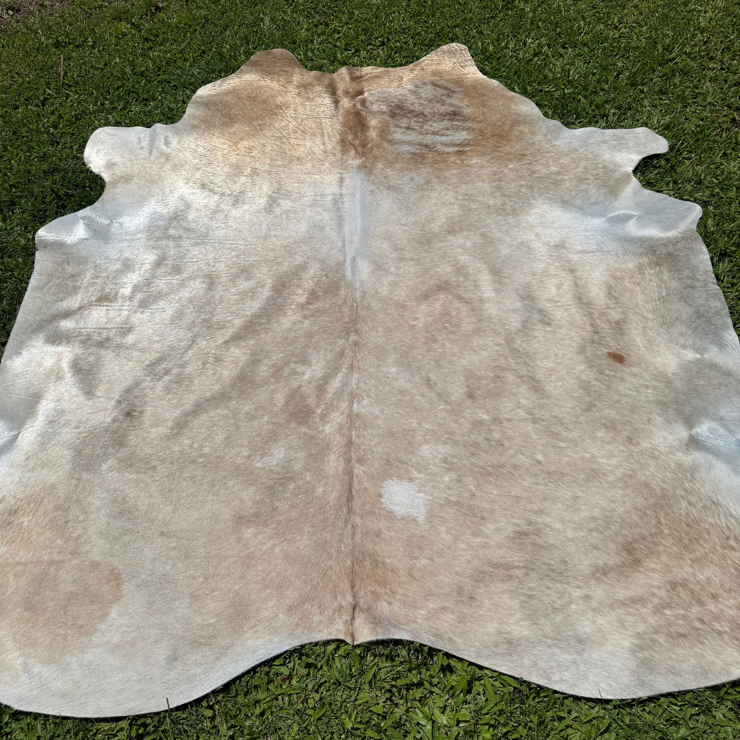 X-Large Grey/mix Cowhide Rug