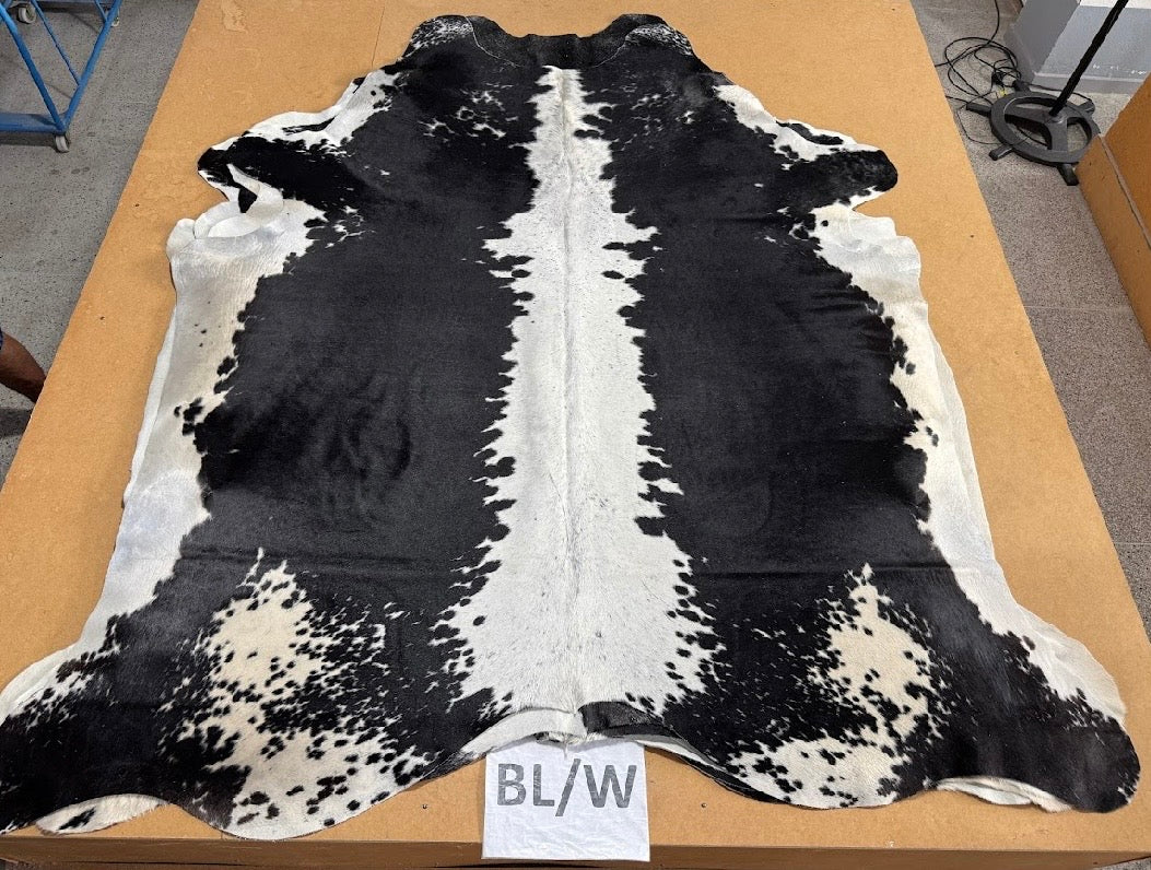 Large Black/White Cowhide Rug (PRE ORDER)