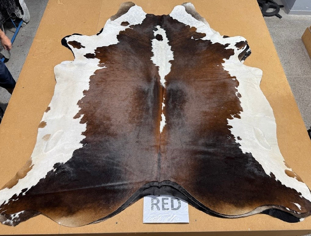 Large Red Cowhide Rug (PRE ORDER)
