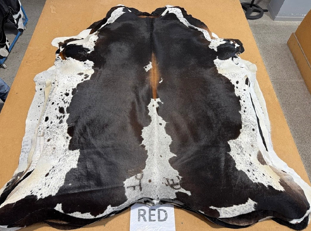 Large Red Cowhide Rug (PRE ORDER)