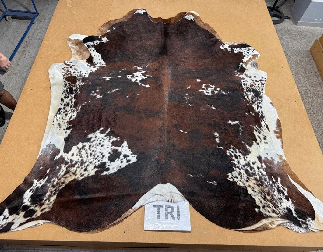 Large Tri Colour Cowhide Rug (PRE ORDER)