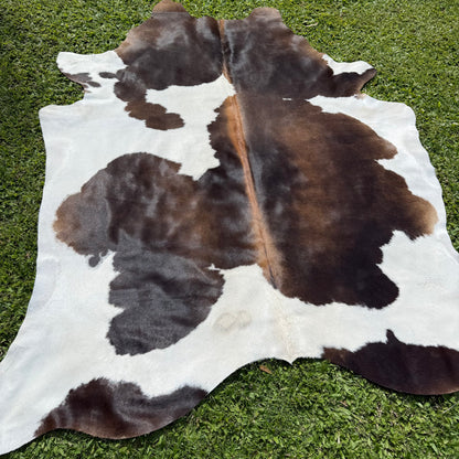 Large Red Cowhide Rug