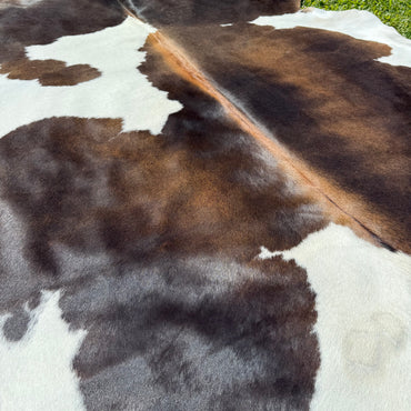 Large Red Cowhide Rug