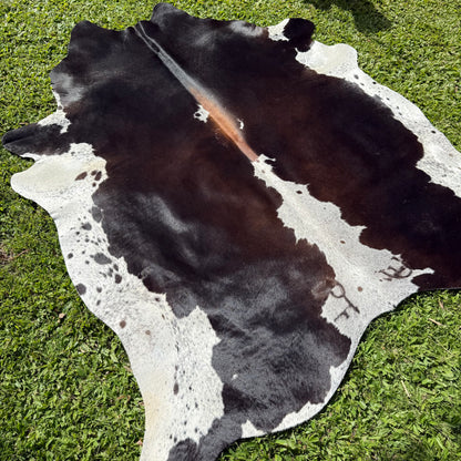 Large Red Cowhide Rug