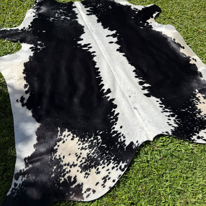 Large Black/White Cowhide Rug