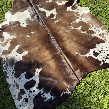 Large Red Cowhide Rug