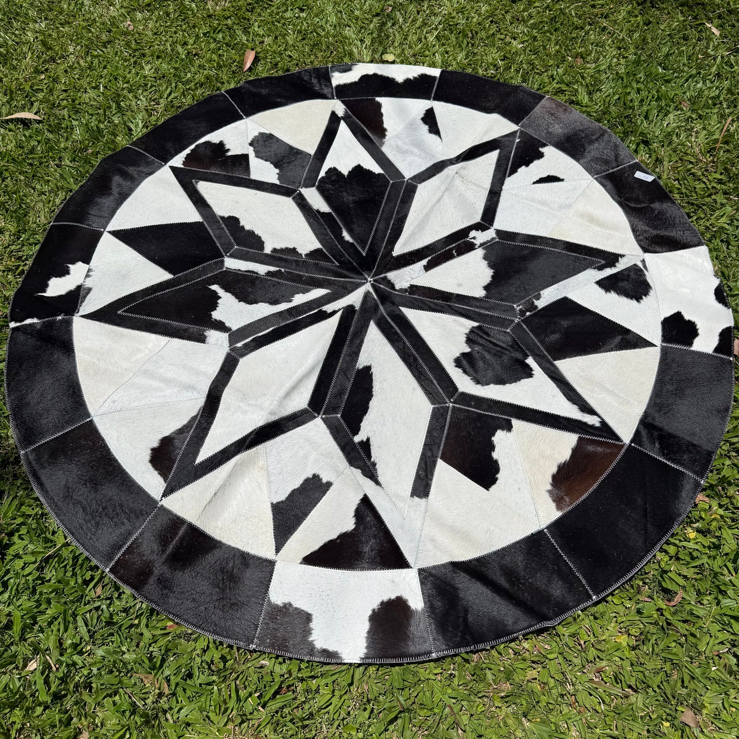 1.6m Round Patchwork Rug