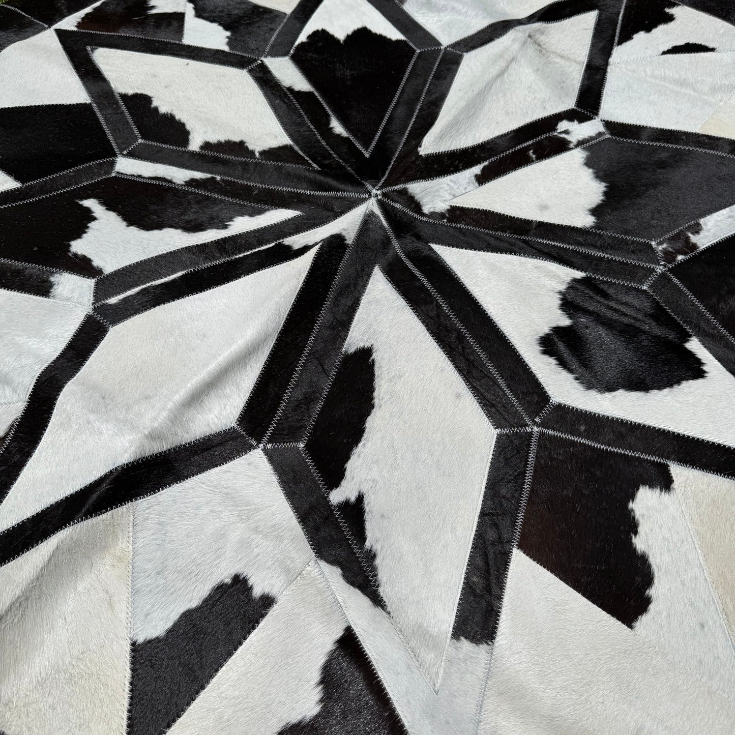 1.6m Round Patchwork Rug